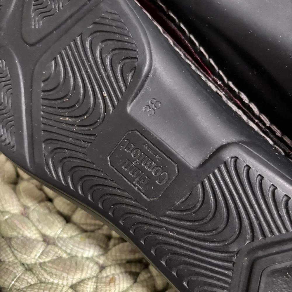 Finn Comfort Grenda Raspberry Nubuck Vienna Slide On Sandals Size 7 - Picture 10 of 11